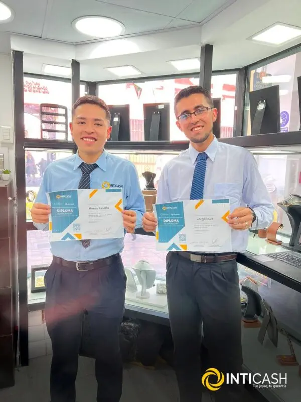 Certificado de capacitación de Inticash